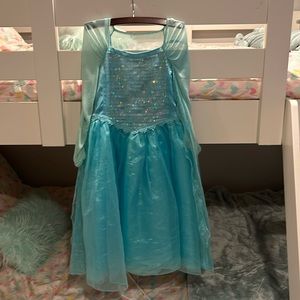 Disney Elsa Gown Costume - Size 5/6 - Beautiful Details - Gently Worn
